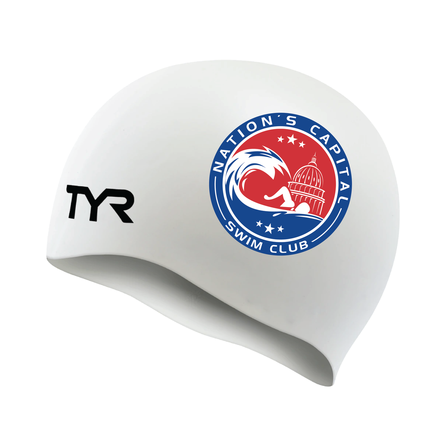 NCAP TYR Premium Adult Silicone Wrinkle-Free Swim Cap