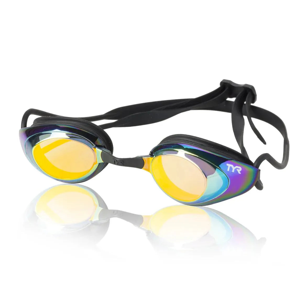 TYR Black Hawk Racing Goggles - Mirrored