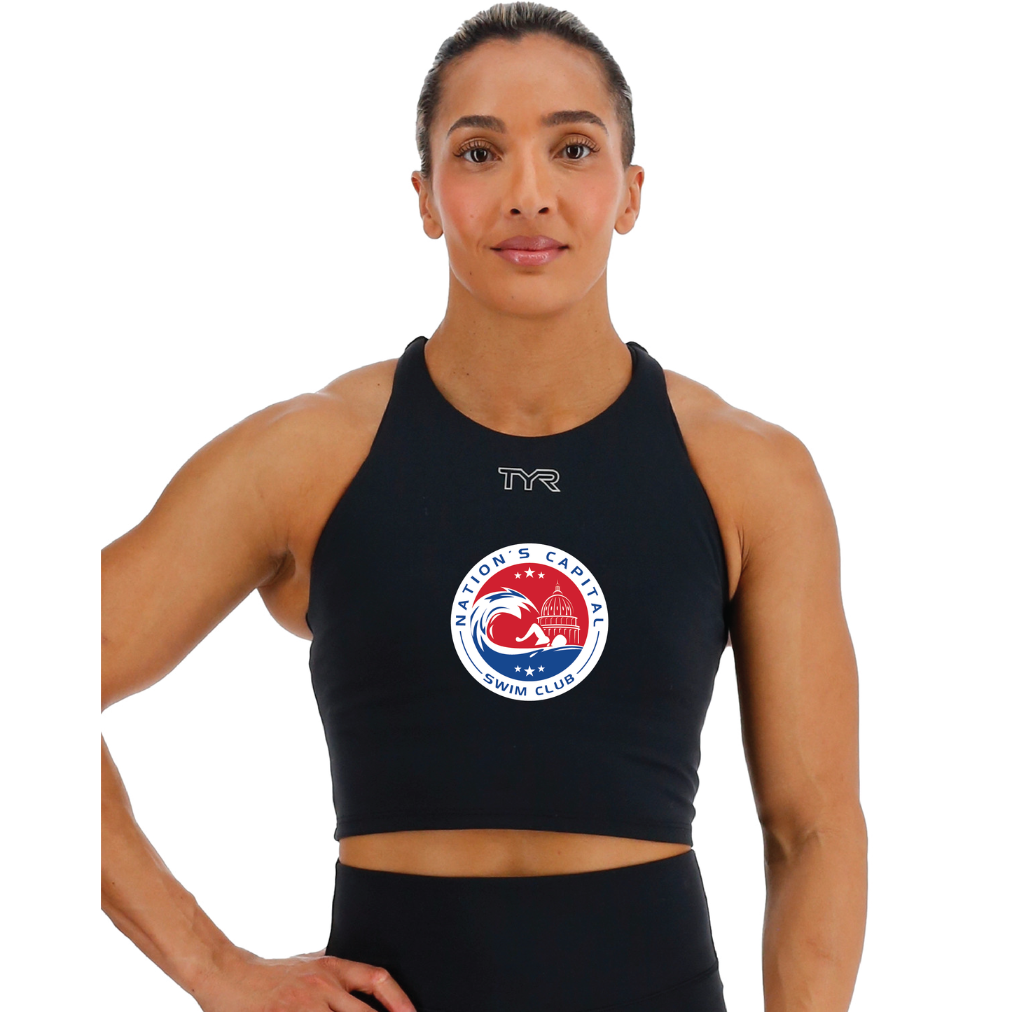 NCAP TYR Joule Elite Cropped High Neck Sports Bra - Presale