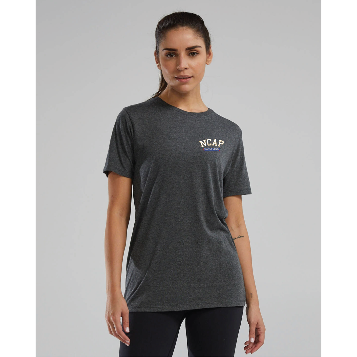 NCAP Swim Mom TYR Ultrasoft Tech Tee - Retro Logo