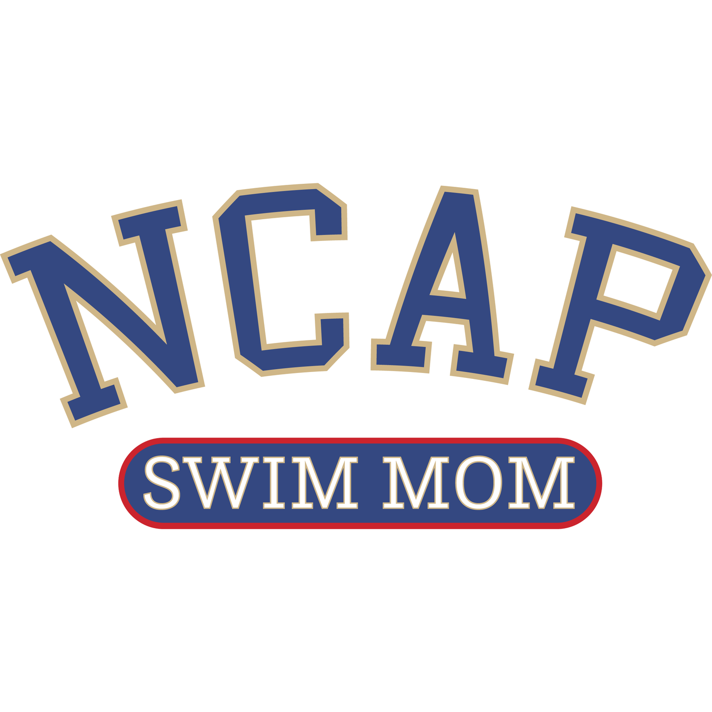 NCAP Swim Mom TYR Ultrasoft Tech Tee - Retro Logo