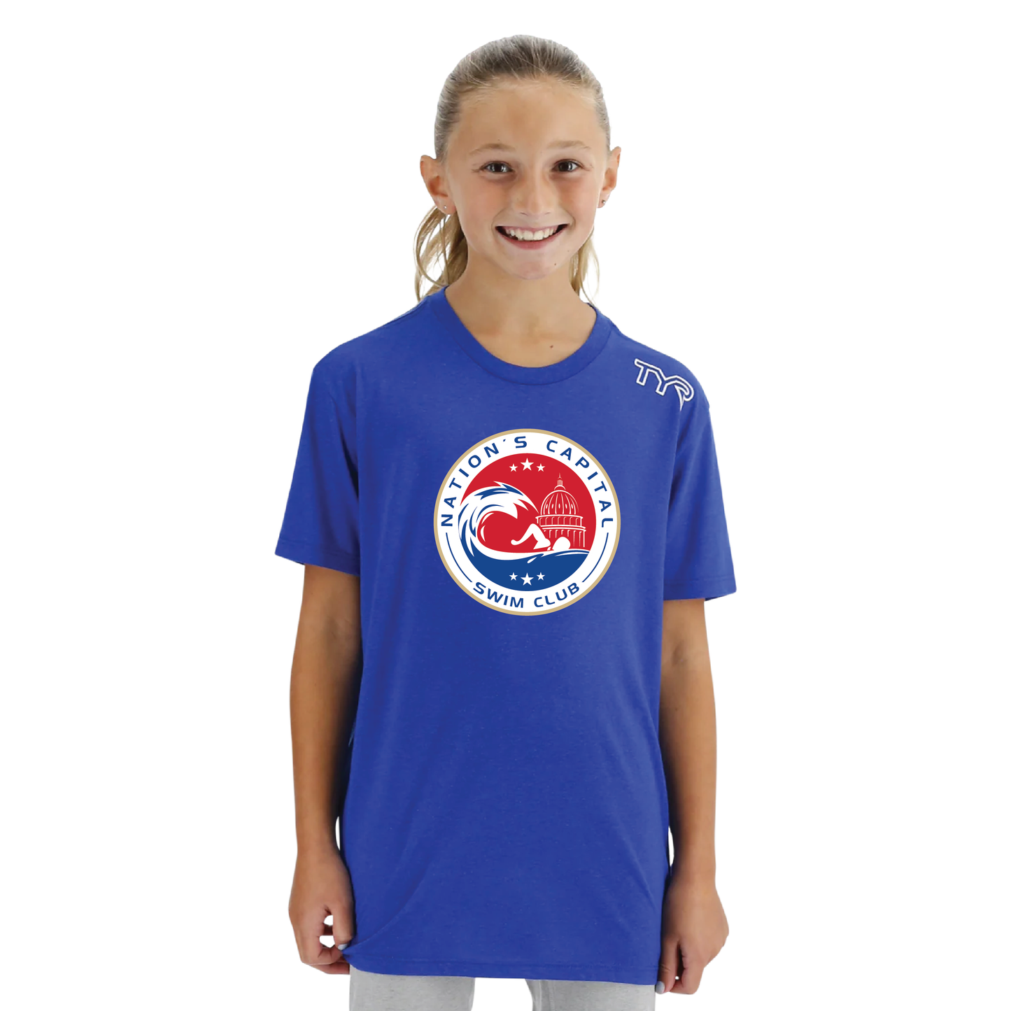 NCAP TYR Youth Lightweight Ultrasoft Tech Tee