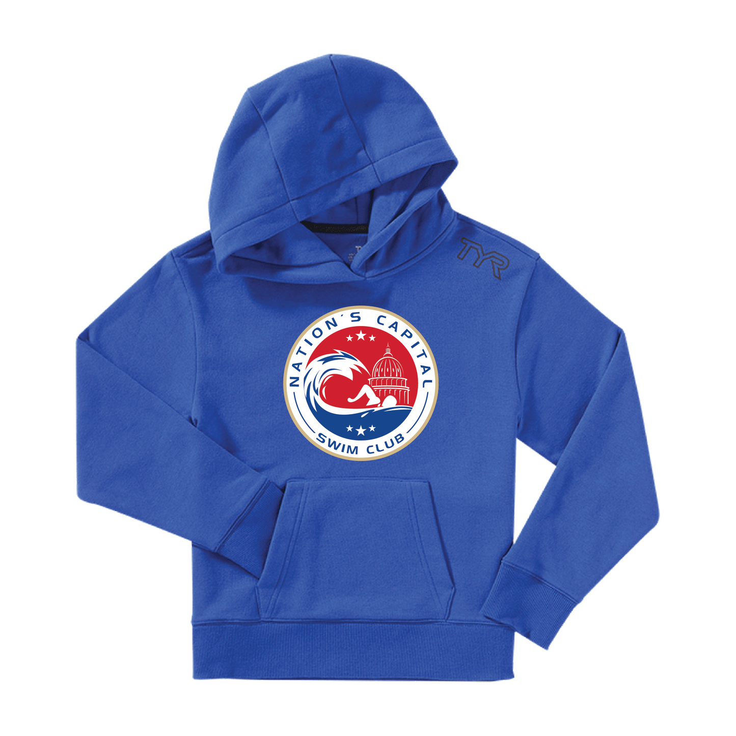 NCAP TYR Royal UltraSoft Youth Midweight Fleece Hoodie