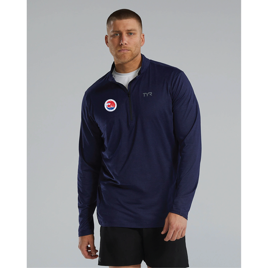 NCAP TYR Men's SLS 1⁄4 Zip - Embroidered
