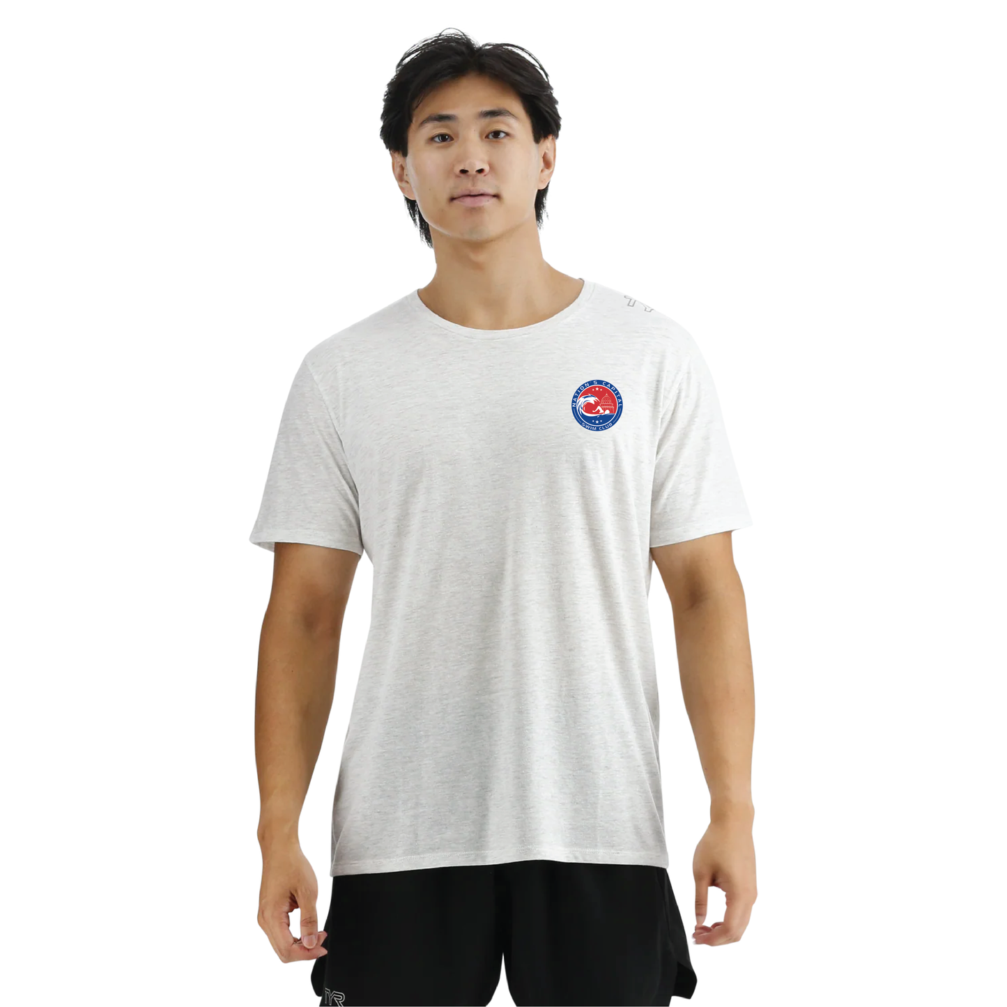 NCAP TYR Ash Heather "Finest Swimming" Tee