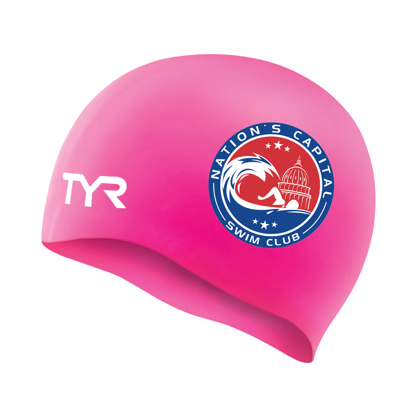 NCAP TYR Premium Adult Silicone Wrinkle-Free Swim Cap