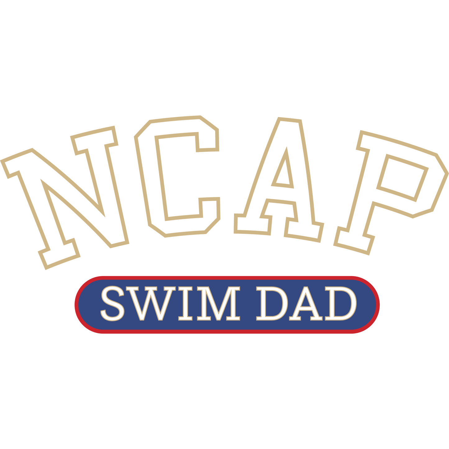 NCAP Swim Dad TYR Ultrasoft Tech Tee - Big Logo