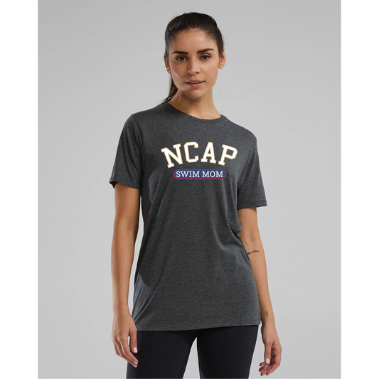NCAP Swim Mom TYR Ultrasoft Tech Tee - Big Logo
