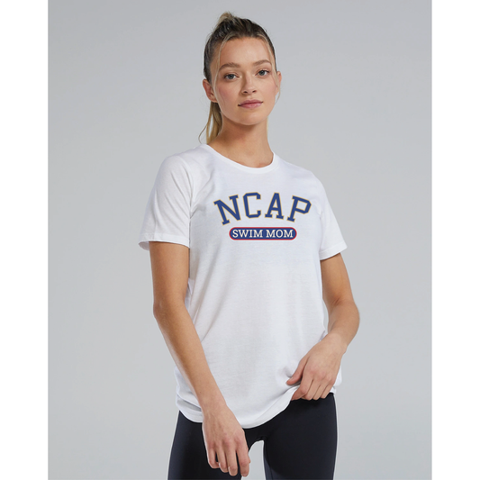 NCAP Swim Mom TYR Ultrasoft Tech Tee - Big Logo