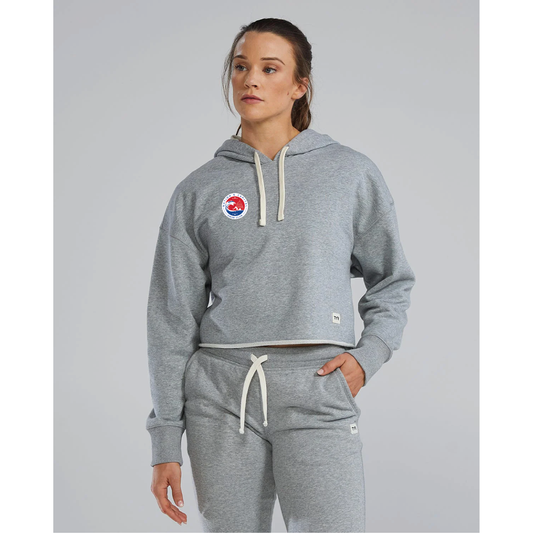 NCAP TYR Women's Ultrasoft Heavyweight Terry Cropped Hoodie - Presale