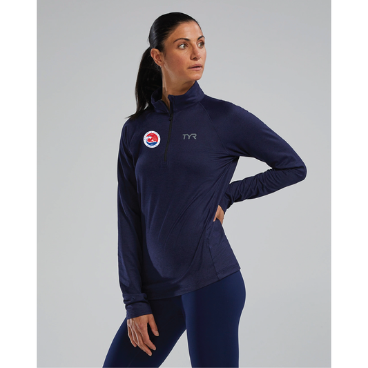 NCAP TYR Womens SLS 1⁄4 Zip - Embroidered