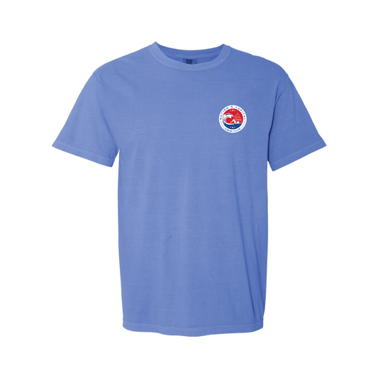 NCAP Unisex Faded Blue Tee