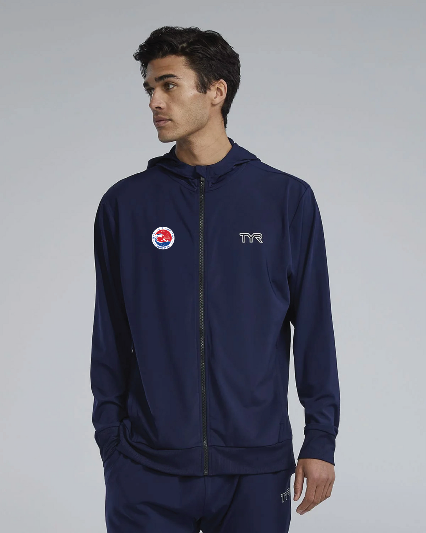NCAP Navy TYR Mens Warmup Jacket