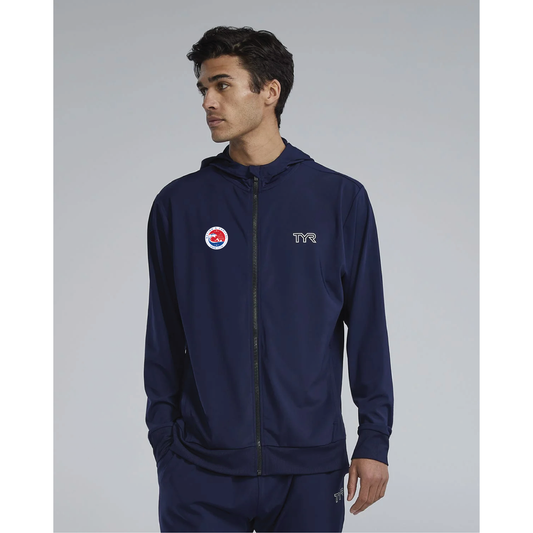 NCAP Navy TYR Mens Warmup Jacket