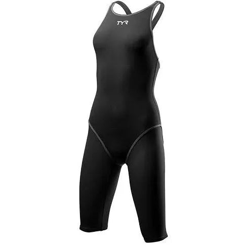 TYR Women's Thresher Open Back SOL - Black - U12 Compliant