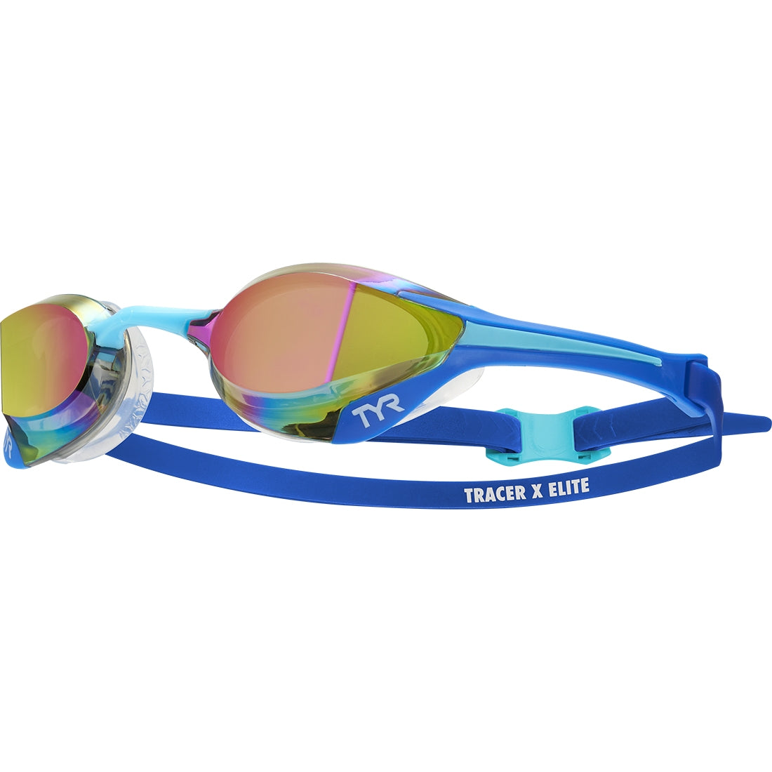TYR Adult Tracer-X Elite Mirrored Racing Goggles