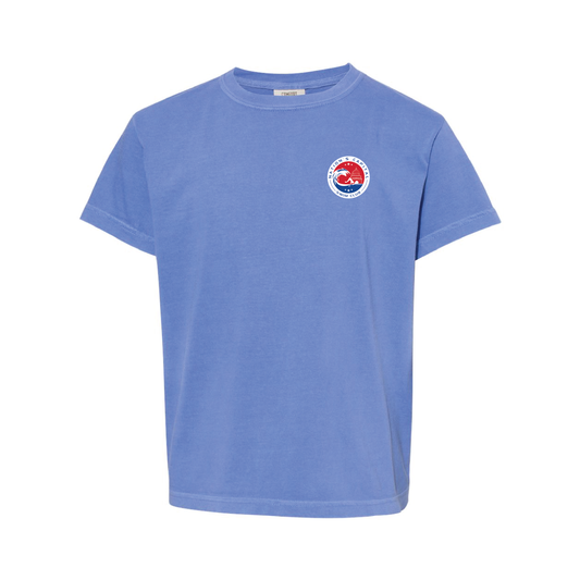 NCAP Youth Faded Blue Tee